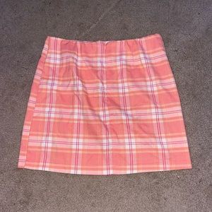 Wild Fable, orange plaid skirt- size 12